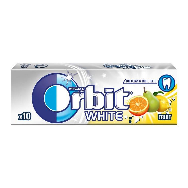 ORBIT WHITE FRUIT 14G