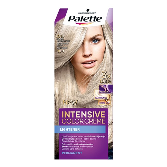 PALETE BOJA ZA KOSU 50ML C10 HLADNO SREBRNO PLAVA