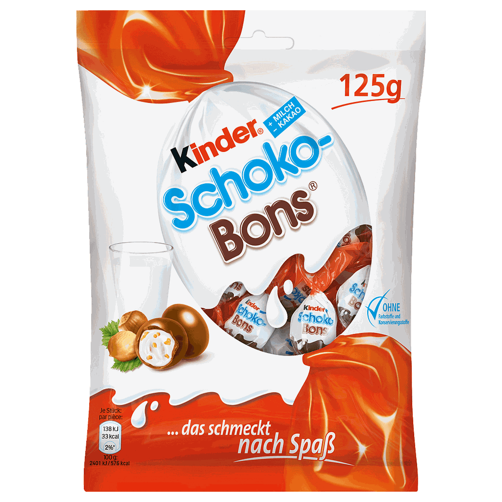 KINDER SCHOKO BONS 125G